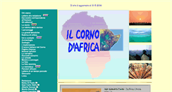 Desktop Screenshot of ilcornodafrica.it