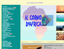 Tablet Screenshot of ilcornodafrica.it